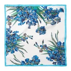 Van Gogh Irises Silk Neckerchief