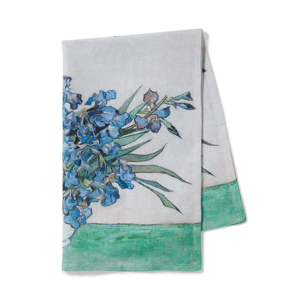 Van Gogh Irises Tea Towel - Image 2