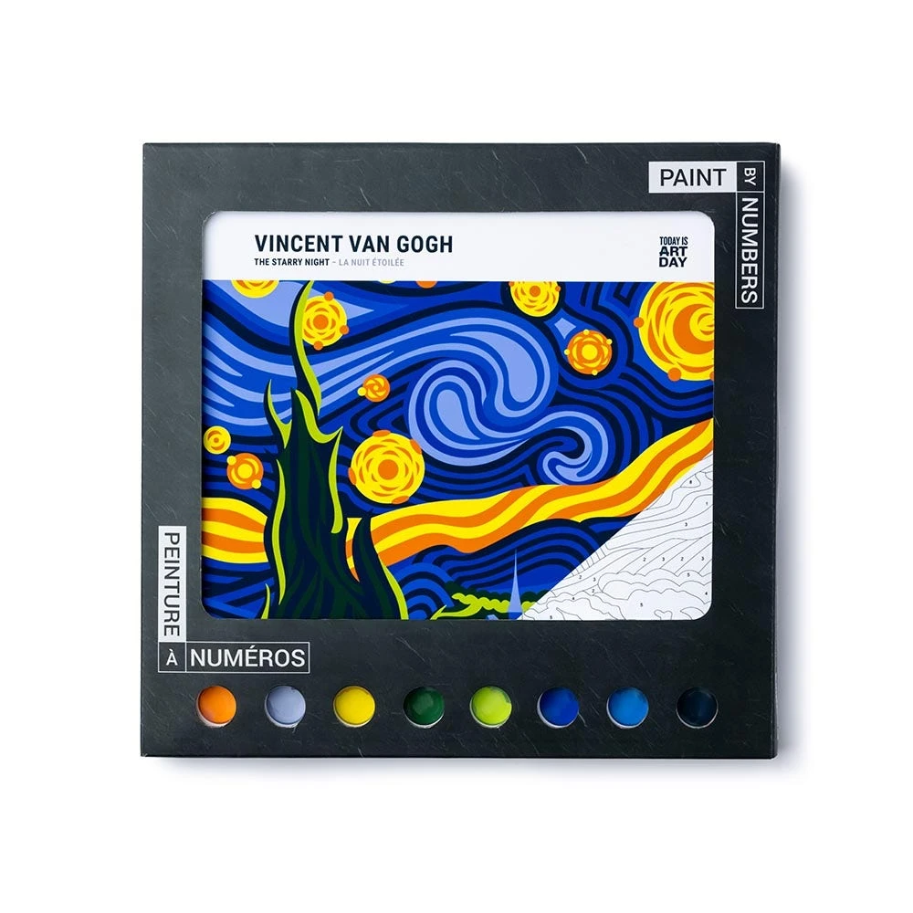Vincent Van Gogh The Starry Night Paint By Numbers Kit