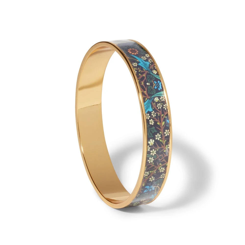 William Morris Blackthorn Enamel Bangle - Image 2