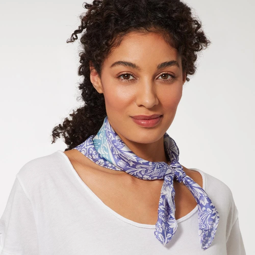 William Morris Brother Rabbit Silk Neckerchief - Image 3