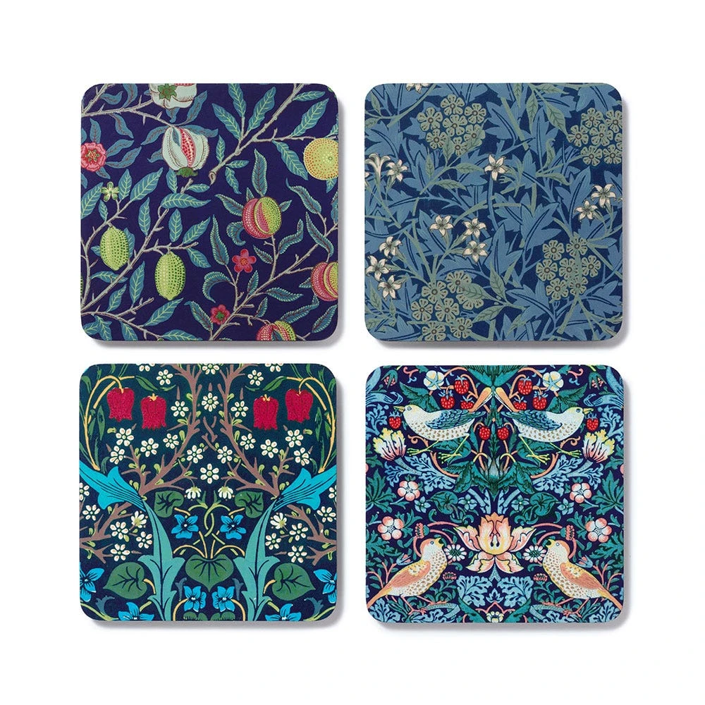 William Morris Patterns Coasters