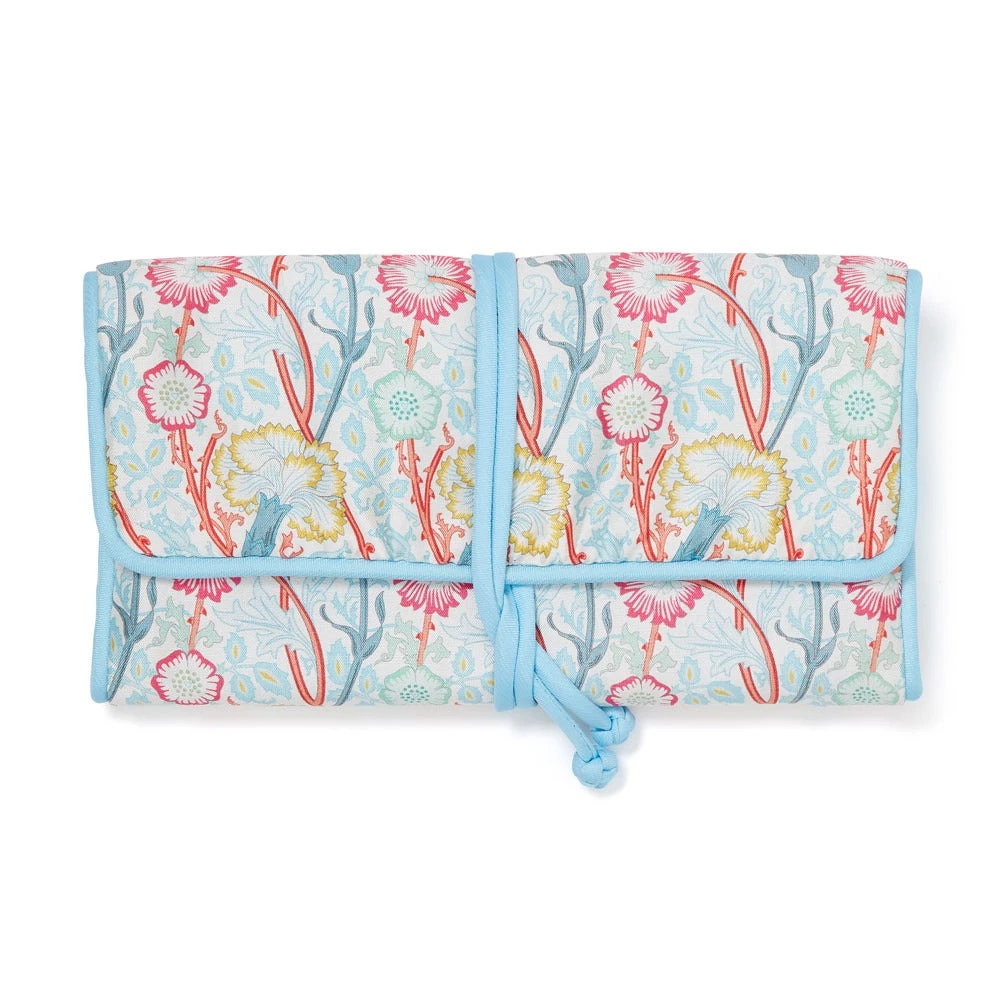 William Morris Pink And Rose Jewelry Roll