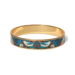 William Morris Strawberry Thief Enamel Bangle