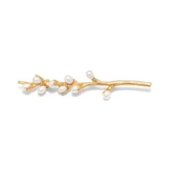 Willow Catkins Pearl Brooch