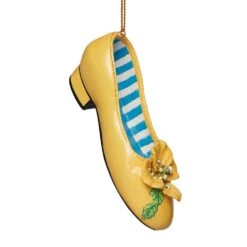 Yellow Flower Shoe Ornament